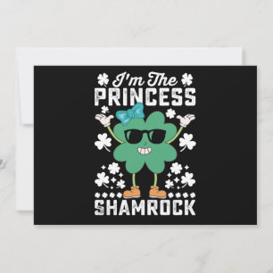 I'm The Princess Shamrock St Patrick's Day Irish Invitation