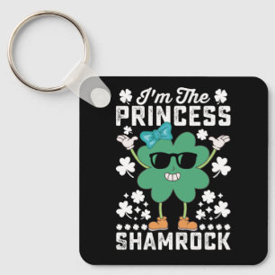 I'm The Princess Shamrock St Patrick's Day Irish Key Ring
