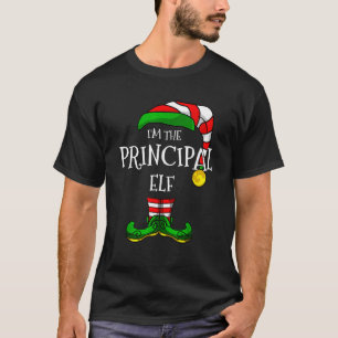 I'm The Principal Elf Group Christmas Matching Fam T-Shirt