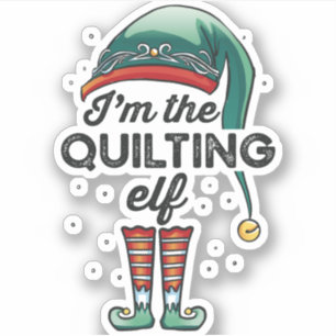 I'm the Quilting Elf Christmas Gift Xmas
