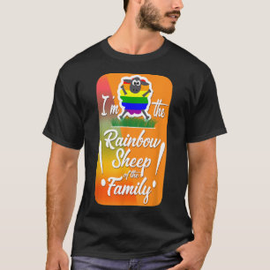 I'm The Rainbow Sheep Of The Family LGB . T-Shirt