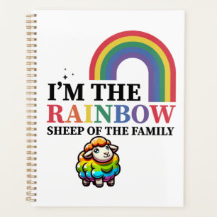 I'm the Rainbow Sheep of the Family LGBTQ Gay Planner