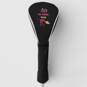 Im The Rat Terrier Witch Halloween Matching   Golf Head Cover