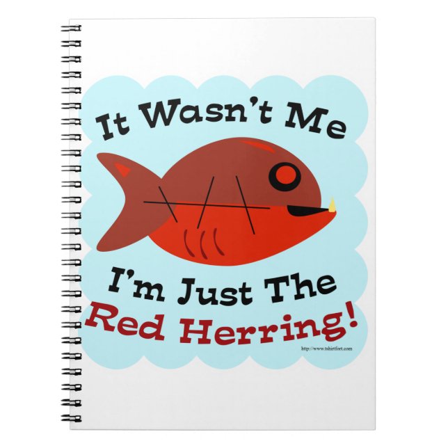 I'm the Red Herring Notebook (Front)
