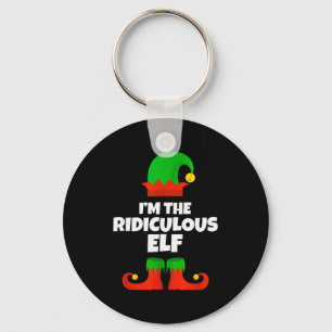 I'm The Ridiculous Elf Family Pajama Christmas Fun Key Ring