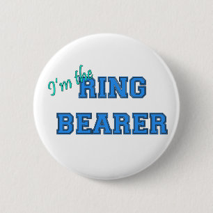 I'm The Ring Bearer 6 Cm Round Badge