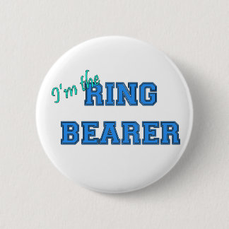 I'm The Ring Bearer 6 Cm Round Badge
