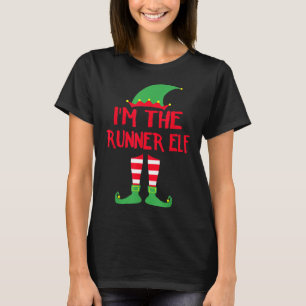 I'm The Runner Elf Pyjamas Matching Family Christm T-Shirt