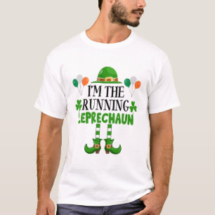 I'm The Running Leprechaun St Patricks Day Runner T-Shirt
