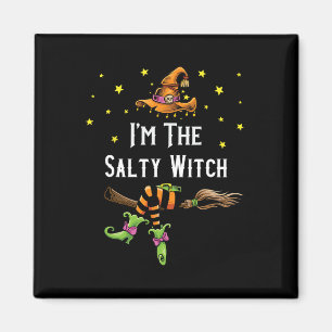 Im The Salty Witch Halloween Matching Group Costum Magnet