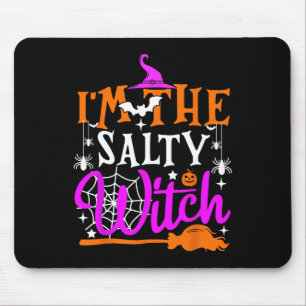 I'm The Salty Witch Shirt Funny Witch Halloween Co Mouse Mat