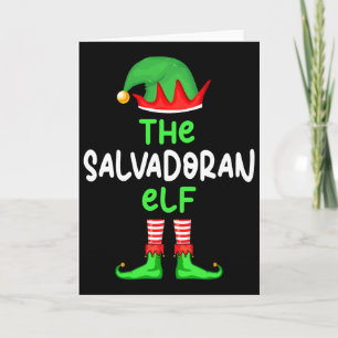 I'm The Salvadoran Elf El Salvador Christmas Funny Card