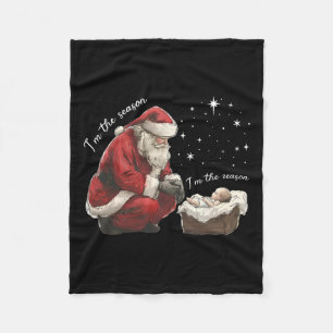 I'm The Season I'm The Reason Jesus Christian Chri Fleece Blanket