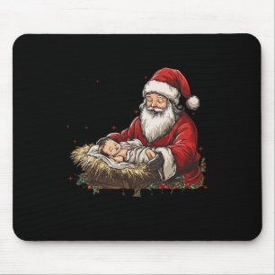 I'm The Season Santa Im The Reason Jesus Christian Mouse Mat