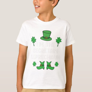I'm The Secretary Leprechaun Funny St Patricks Day T-Shirt