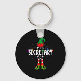 I'm The Secretary Matching Christmas Family Key Ring