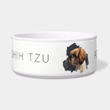 "I'm The Shih Tzu" Customisable Dog Bowl