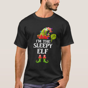 I'm The Sleepy Elf Matching Family Group Christmas T-Shirt