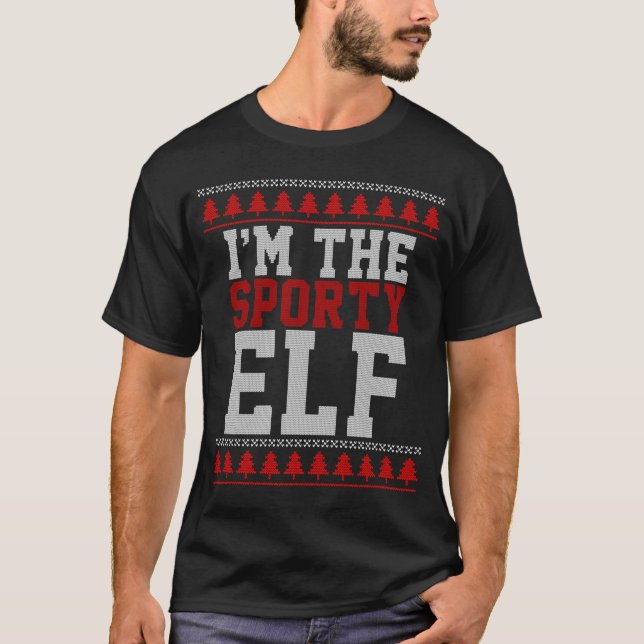 I'M The Sporty Elf T-Shirt (Front)