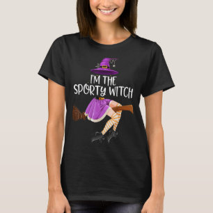 I'm the Sporty Witch Halloween Matching Costume S T-Shirt