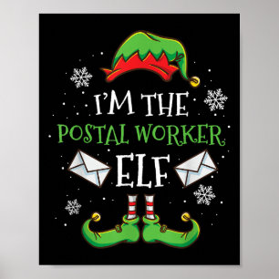 Im The Stal Worker Elf Christmas  Poster