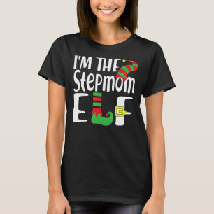 I'm The Stepmom Elf Family Matching Group Christma T-Shirt