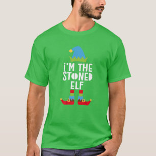 I'm The Stoned Elf Matching Christmas Costume T-Shirt
