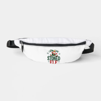 Im The Stoned Elf Vintage Christmas Dabbing Unicor Bum Bags