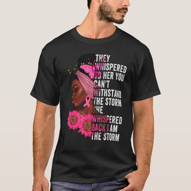 I'm The Storm Black Queen Women African Black Hist T-Shirt (Front)