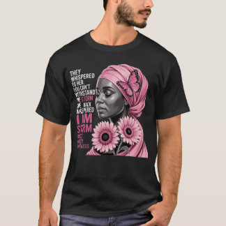Im The Storm Black Women Breast Cancer Awareness M T-Shirt