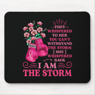 I'm The Storm Boxing Warrior Pink Ribbon Women Bre Mouse Mat