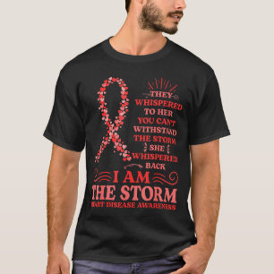Im The Storm Strong Red Women Heart Disease Awaren T-Shirt