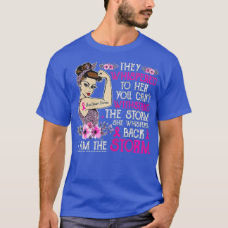 I'm The Storm Strong Women Breast Cancer Warrior P T-Shirt
