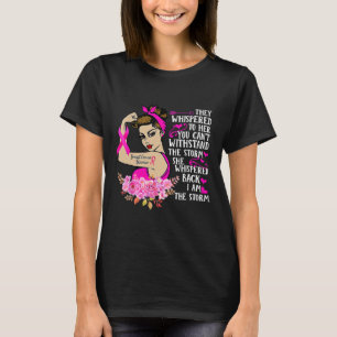 I'm The Storm Strong Women Breast Cancer Warrior T-Shirt