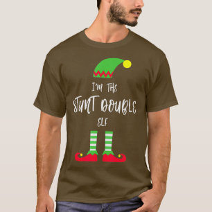 Im The Stunt Double Elf Funny Film Christmas T-Shirt