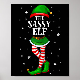 Im The Sy Elf Matching Christmas For Teen Girls Ki Poster