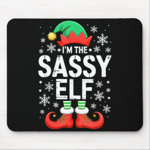 I'm The Sy Elf Shirt Family Matching Christmas Cos Mouse Mat