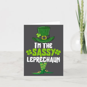 I'm The Sy Leprechaun Matching St Patrick's Day Co Card