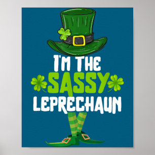 I'm The Sy Leprechaun Matching St Patrick's Day Co Poster