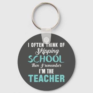 I'm the teacher key ring