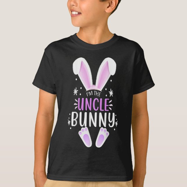 Im The Uncle Bunny Easter Day T-shirt (Front)