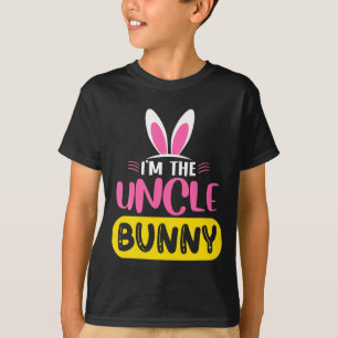 Im The Uncle Bunny Rabbit Ears Egg Funny Easter D T-Shirt