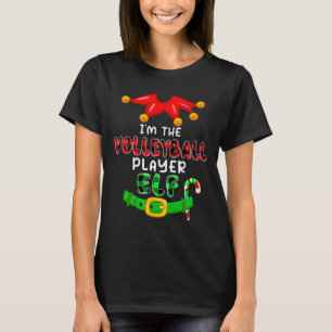I'm The Volleyball Player Elf Xmas Costumes Elf Lo T-Shirt