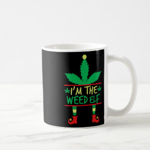 I'm The Weed Elf Funny Ugly Christmas Sweater  Coffee Mug