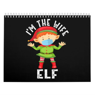 Im The Wife Elf Funny Christmas Gift Calendar