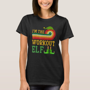 I'm The Workout Elf Matching Group Christmas Party T-Shirt