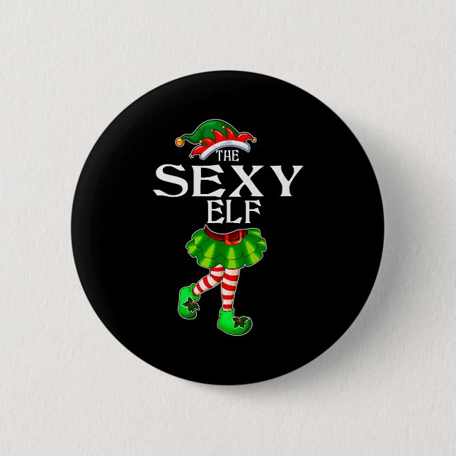 I'm The Y Elf Christmas Matching Family Group Funn 6 Cm Round Badge (Front)