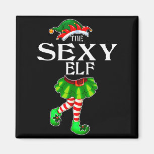 I'm The Y Elf Christmas Matching Family Group Funn Magnet