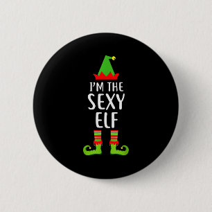I'm The Y Elf Matching Family Group Christmas T Sh 6 Cm Round Badge