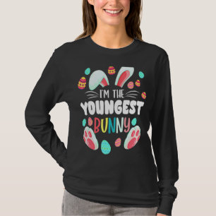 I'm The Youngest Bunny Matching Family Easter Part T-Shirt